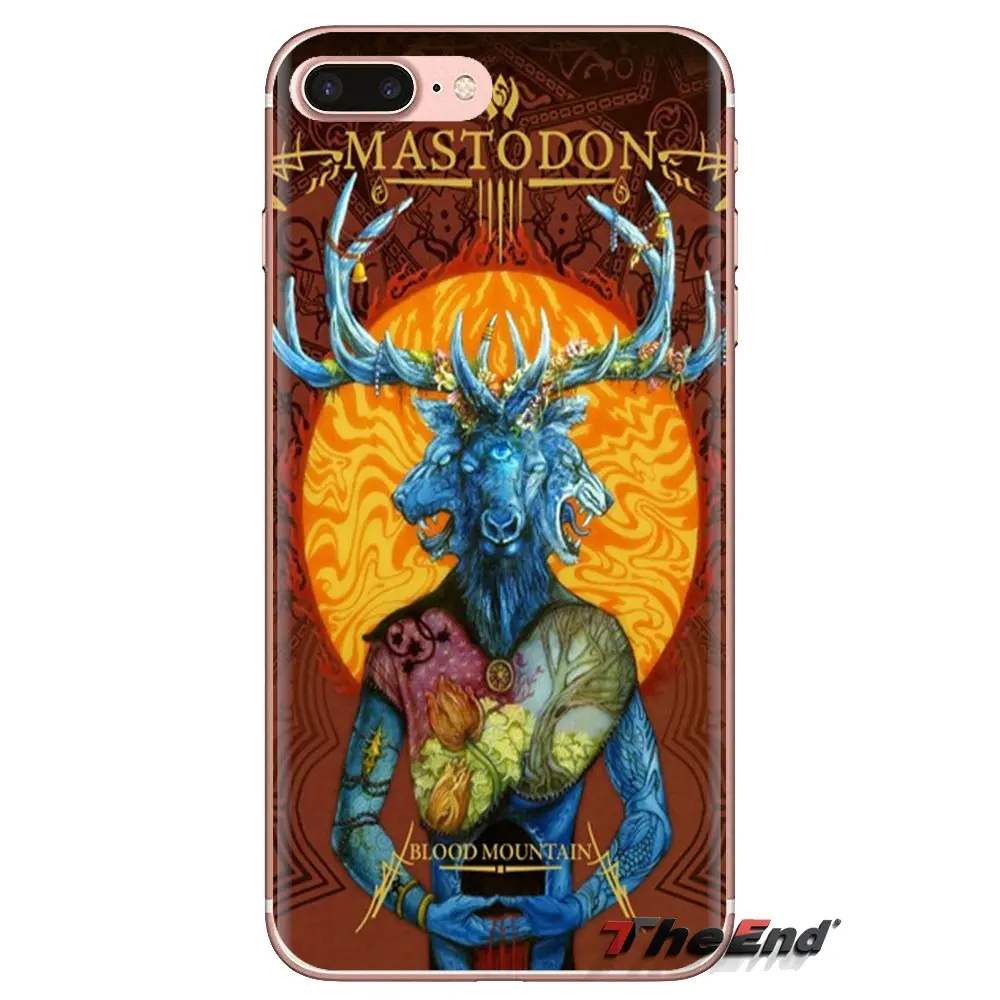 popular Mastodon band For iPod Touch Apple iPhone 4 4S 5 5S SE 5C 6 6S 7 8 X XR XS Plus MAX Soft Transparent Cases Covers |