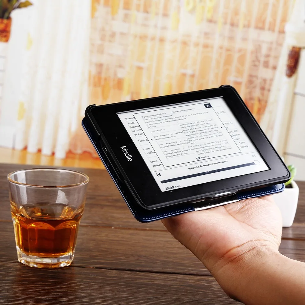 kindle 10th Gen 6 ''Тонкий Смарт Кожаный флип-чехол на магните чехол kindle k8
