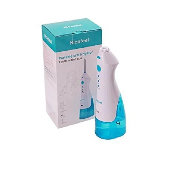 

White Flosser - Professional Rechargeable Oral irrigator Water Flosser Water Pick Waterpick Dental Flosser with 2 tip