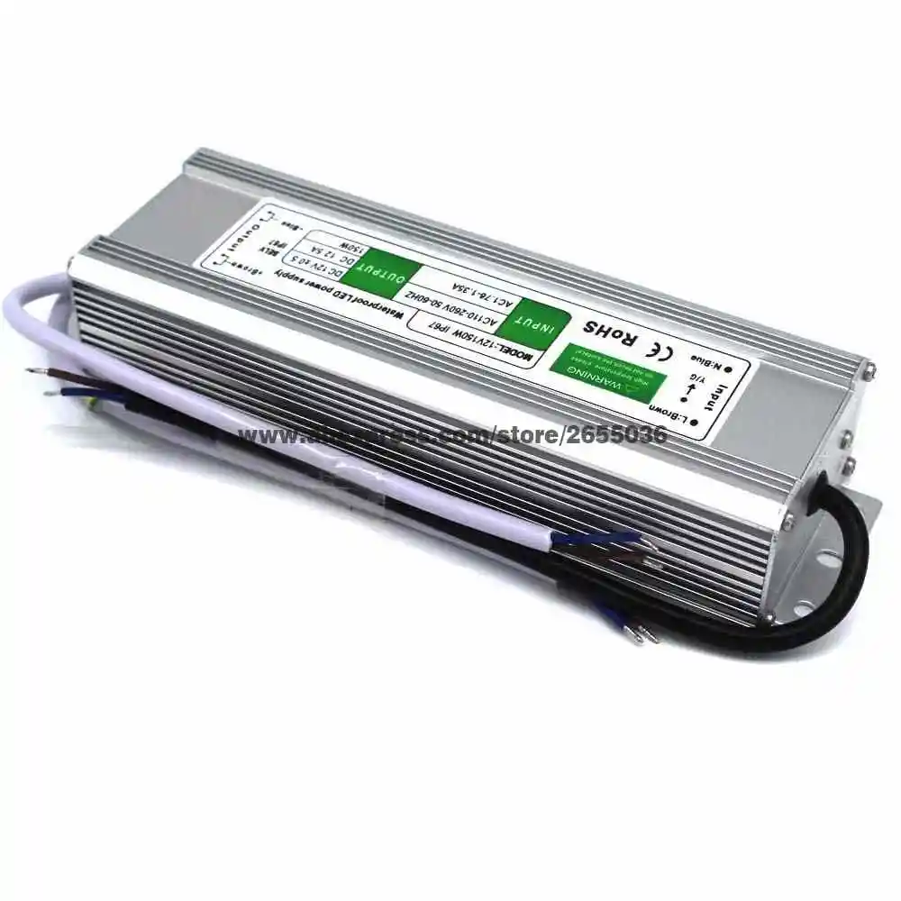 Трансформатор напряжения яркий в 12 постоянного тока водонепроницаемый IP67