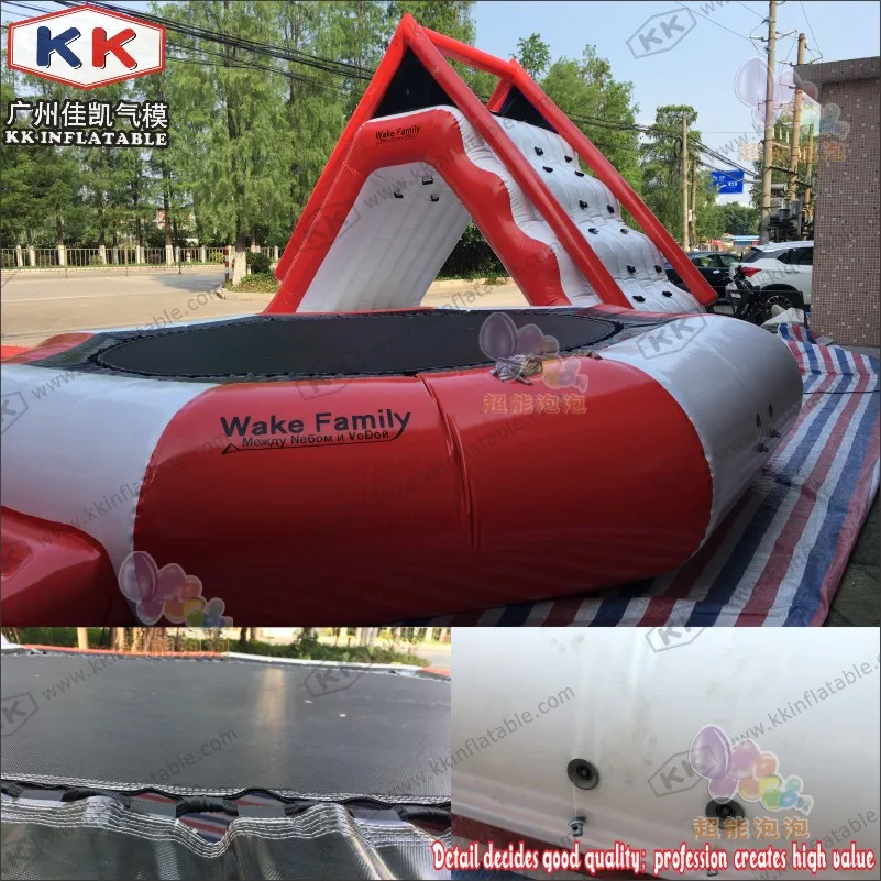 Индивидуальный арендный коммерческий гигантский надувной водный батут для