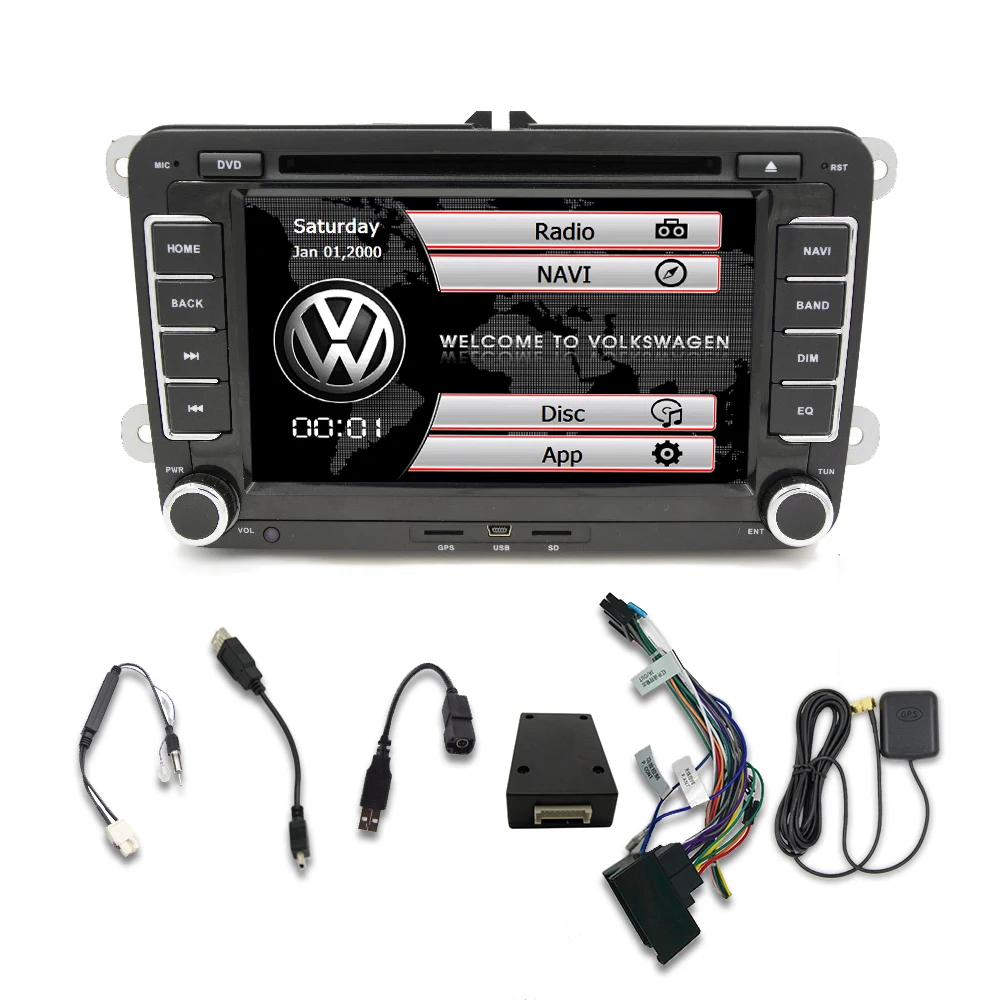 Автомобильный dvd плеер Магнитола на android с 7 &quotэкраном gps для volkswagen vw golf 5 6 passat B6 B7