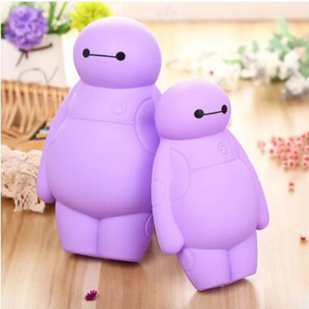 Силиконовый пенал-пупс Big Hero 6 Baymax Kawaii: многофункциональный ящик для хранения ручек и канцелярских принадлежностей для школы.