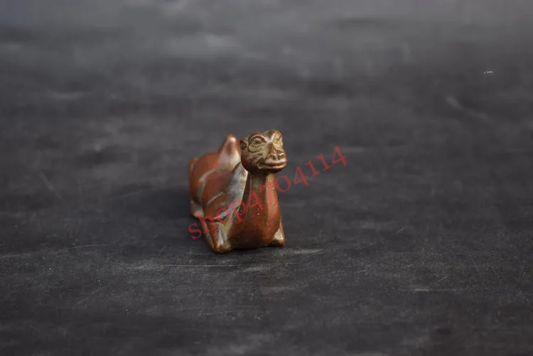 

Solid pure purple copper, small camel ornaments, tea ceremony decorations, microsculpture art collections