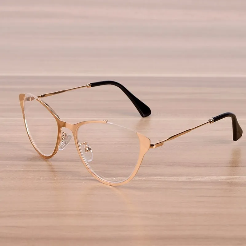 NOSSA Горячая продажа металлические очки оправа оптическая для очков прозрачные