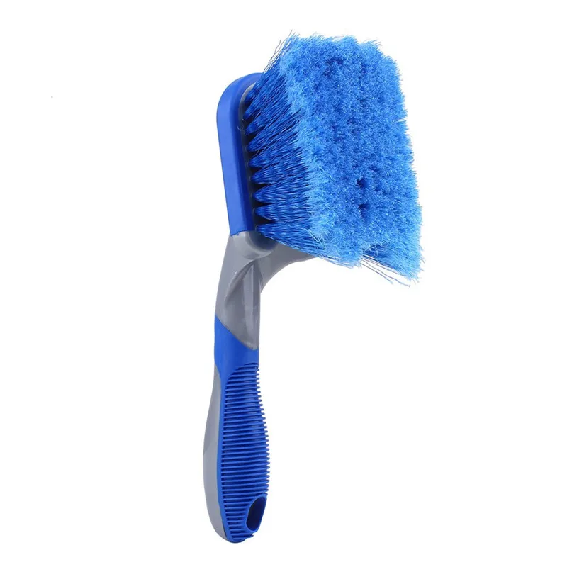 Short Handle Brush Многофункциональная щетка для мытья колес автомобиля, скраб для обода, длинная короткая ручка для автомобиля, мотоцикла, велосипеда, инструмент для чистки - Цвет: Short Handle Brush