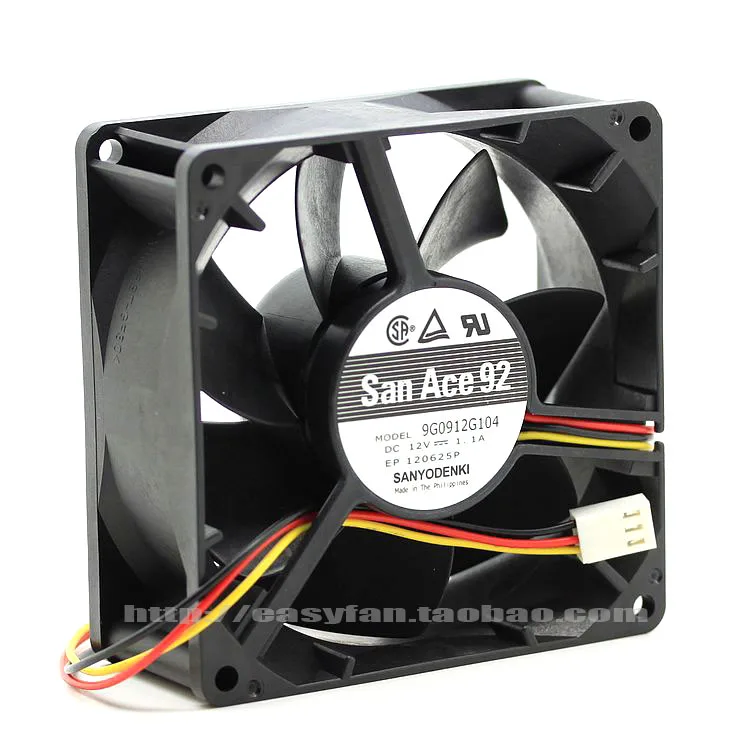 Новый SANYO DENKI SAN ACE 9G0912G104 9038 9 см 12V 1.1A 3 линии блок питания ATX высокий объем воздуха