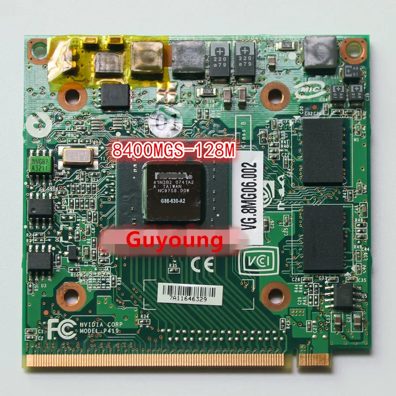 Графическая видеокарта для GeForce 8400M GS 8400MGS DDR2 128MB для acer Aspire 5920G 5520 5520G 4520 7520G 7520 7720G