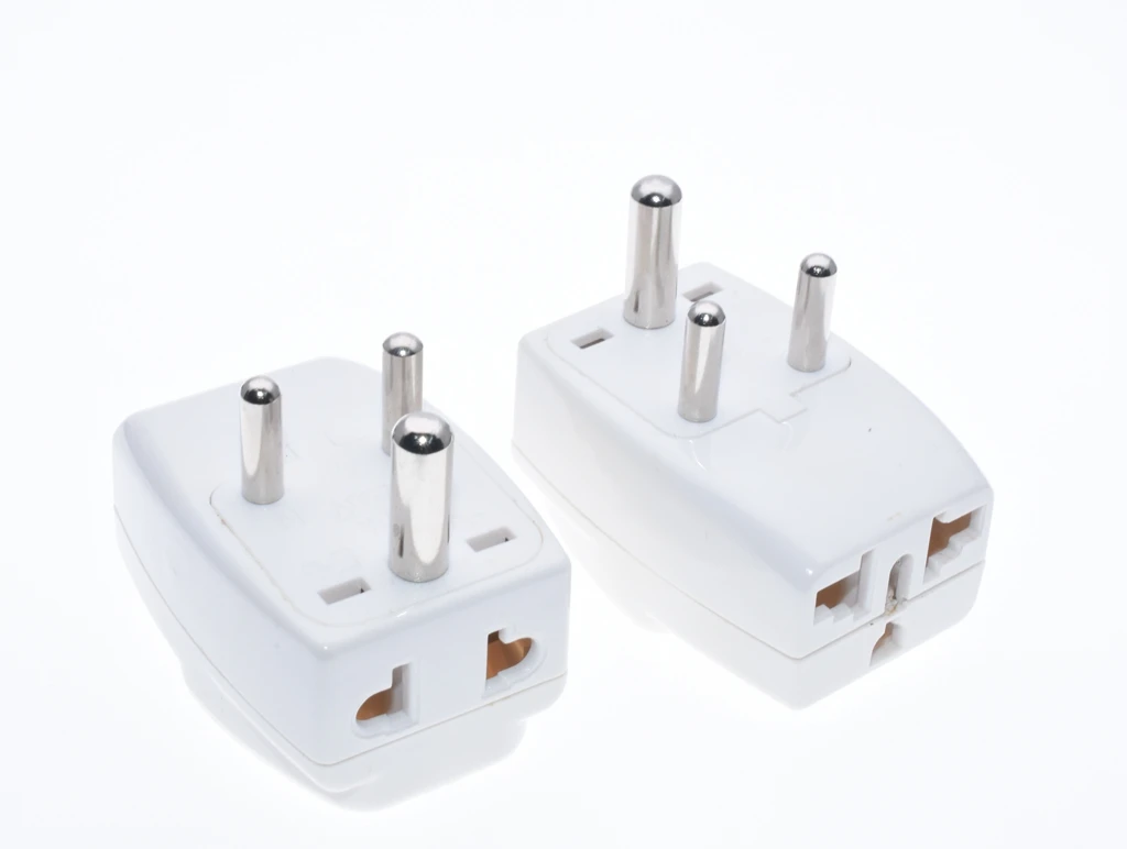 South Africa plug adapter Type D 3 position convert to 1 outlet Multi travel charge power India Kenya Nepal Pakistan NEW | Обустройство