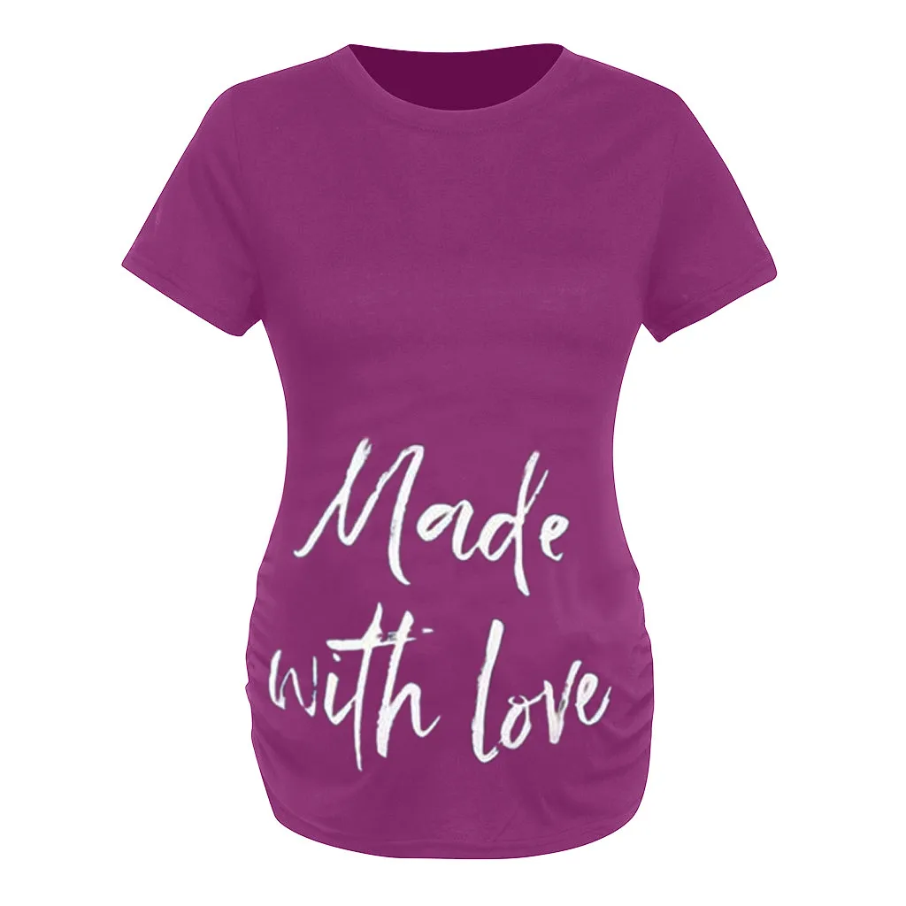 SAGACE/футболка с буквенным принтом Повседневная Свободная летняя футболка для