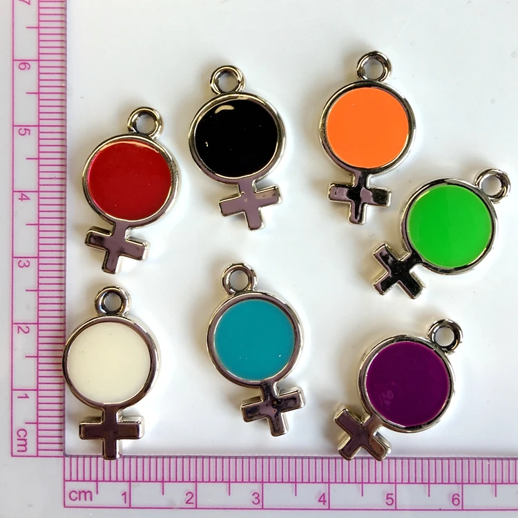 CCOR 10 шт. красочный масляный капельный женский секс-символ пластиковый кулон