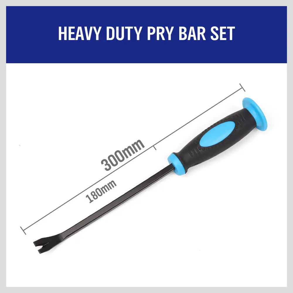 12 inch HORUSDY Профессиональный 1" Стэнли лом штапель Круглый хвостовик с плоской головкой заостренный ломом Прай бар Прай шины стержень ремонт ручные инструменты - Цвет: 12 inch