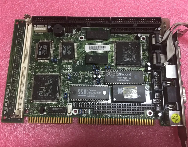 DHL EMS Бесплатная доставка HS3000 VER: 2 4 Промышленная материнская плата полудлина CPU