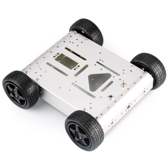 Умный робот 4WD автомобильный металлический шасси комплект для Arduino мотор