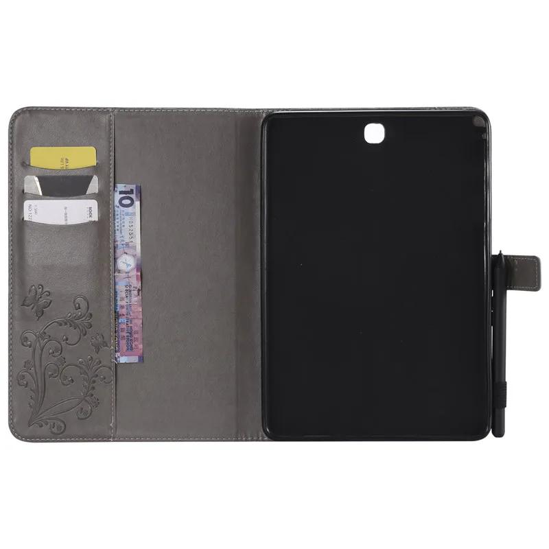 Wekays для samsung Tab A 9,7 T550 мультфильм бабочка кожаный чехол Funda для samsung Galaxy Tab A 9," T550 T555 чехол для планшета