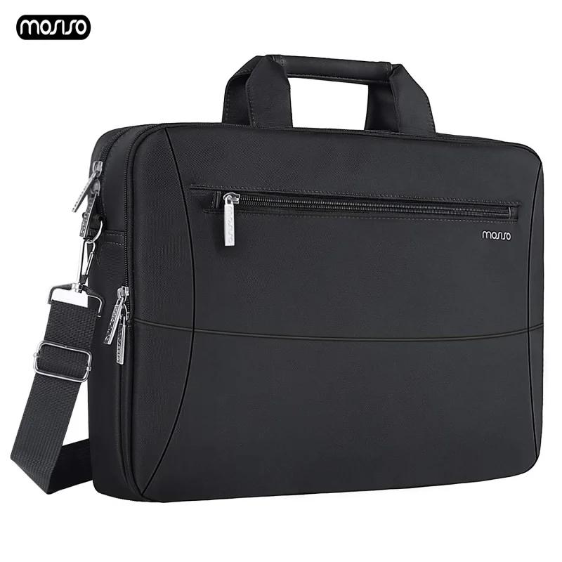 

MOSISO 15.6" Laptop Bag Case Waterproof Notebook Bag for MacBook HP Lenovo Dell Asus Acer Computer Shoulder Handbag Briefcase Ba