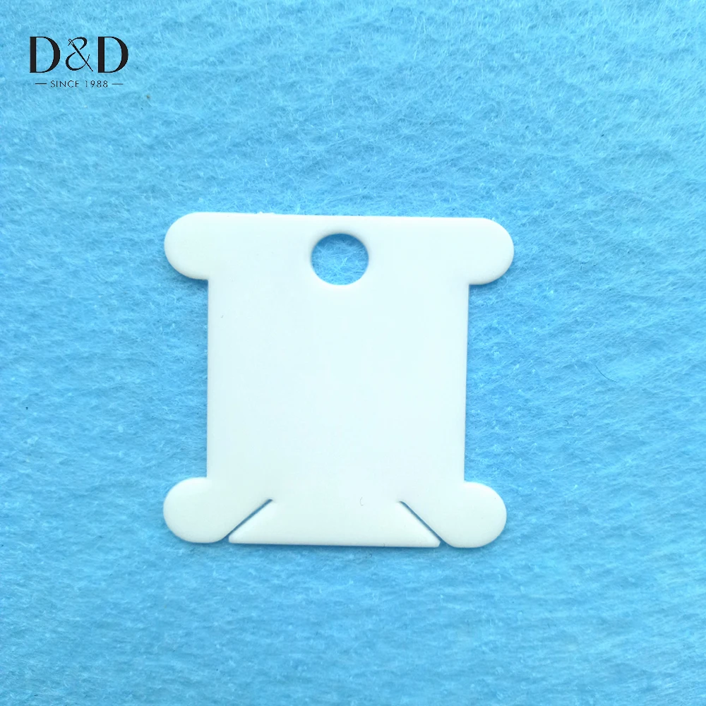 150 шт. пластиковые белые шпульки для ниток шпули хранения держатель вышивки