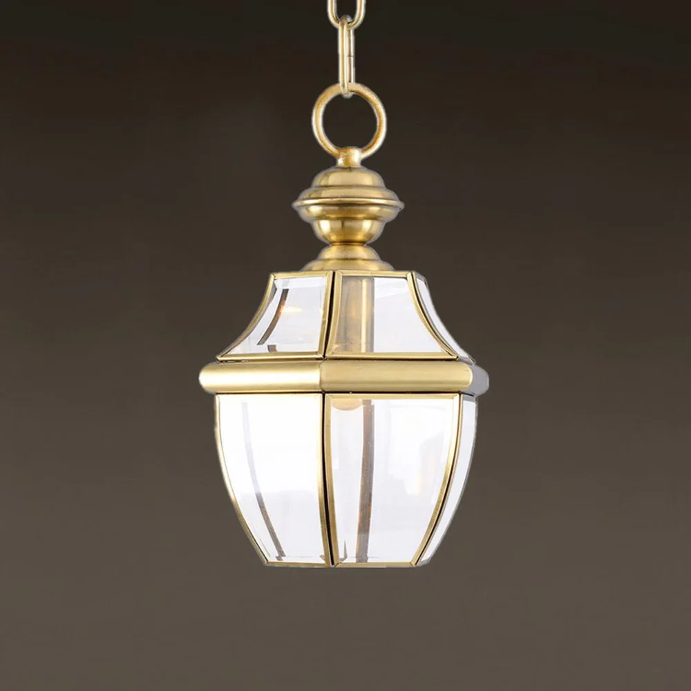 Классическая Подвесная лампа в виде медной цепи бесплатная доставка для