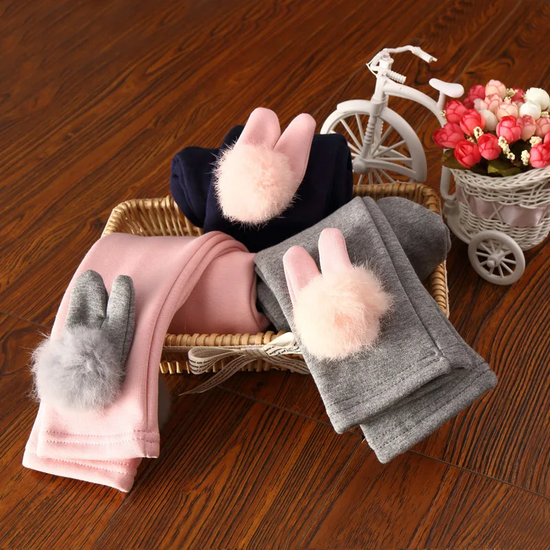 Новинка 2017 года зимние штаны для малышей плотные леггинсы девочек сезон весна