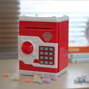 Копилка Банкомат с паролем креативный Сейф для денег игрушка алькансия хуча