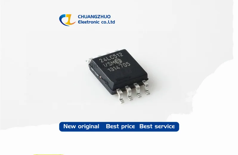

10 шт PIC24LC512-I/SM 24LC512-I/SM 24LC512 SOP-8 Новый и оригинальный