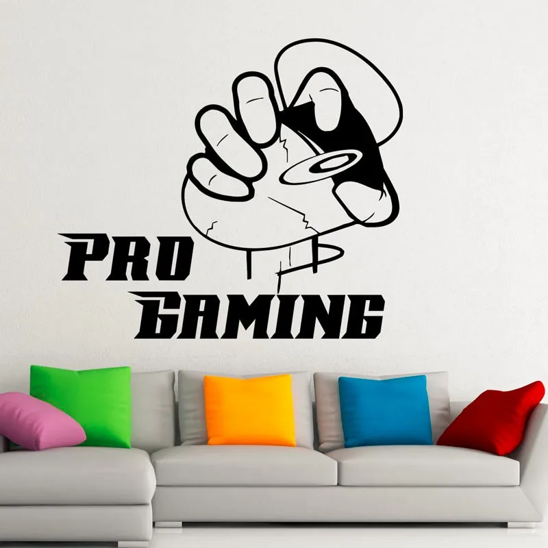 

New arrival Free Shipping Gaming Mouse Wall Decals Video Games Gamer Removable Vinyl Wall Stickers Waterproof wallpaper