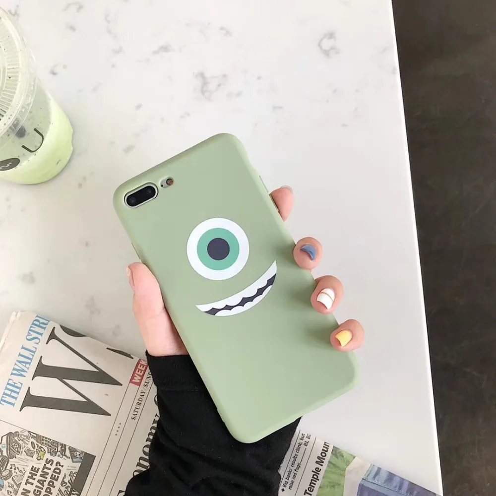 Милый мультяшный чехол для телефона с большим глазом для huawei P20 P30 Mate20 Pro Lite матовый чехол для Honor 9 10 8X Nova 3 3i 3e 4 4e