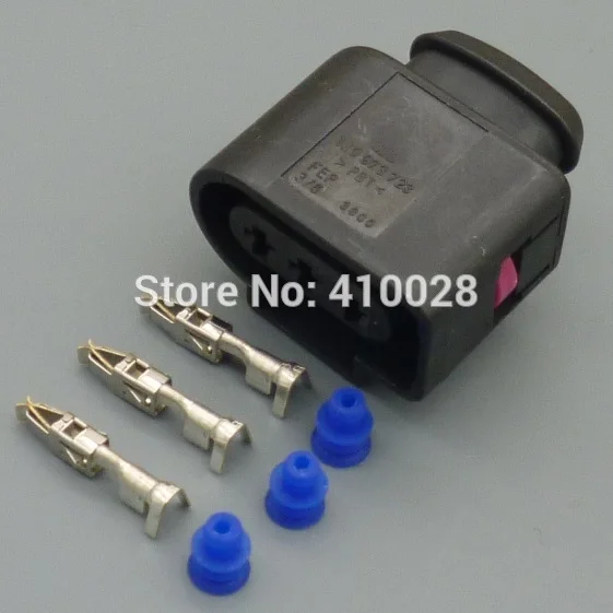 Штепсельная вилка 3 PIN для VW AUDI 1J0 973 723 5 комплектов|pin audi|vw plugs1j0 |