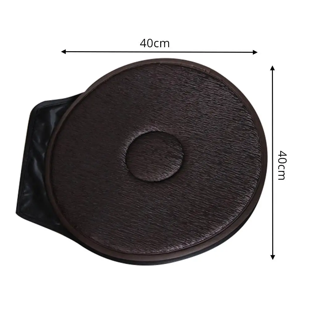 Dark Brown Non-slip Car Seat Revolving Rotating Cushion Memory Swivel Foam Mobility Aid in Chair Tie On Pad | Автомобили и