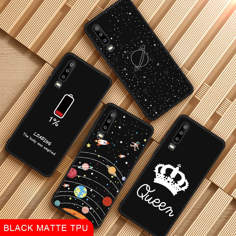 Мягкий чехол для телефона из ТПУ с узором для huawei P20 mate 20 Lite P30 Pro Nova 4 3 3i P10 P8 P9 Lite для Honor 8X10 9 Lite