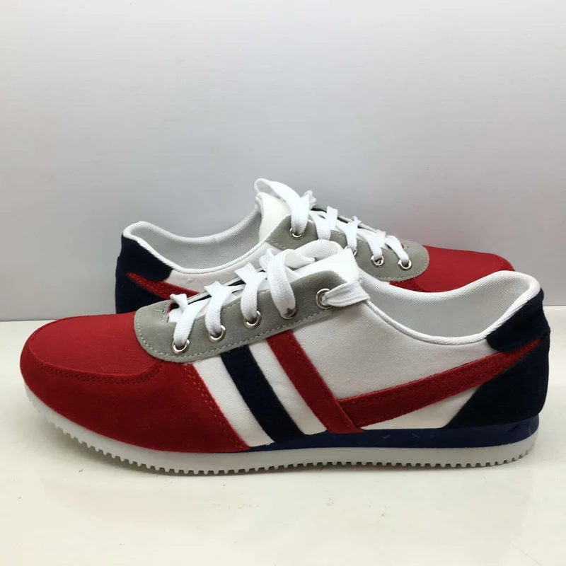 Новинка 2018 весенне-осенние модные парусиновые мужские туфли на шнуровке дышащие