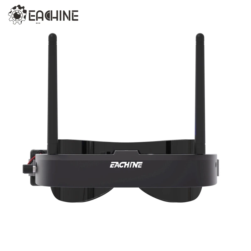 В НАЛИЧИИ очки для гонок EV100 5 8G 72CH FPV VR гарнитура с аккумулятором 7 4 1000 мАч черные