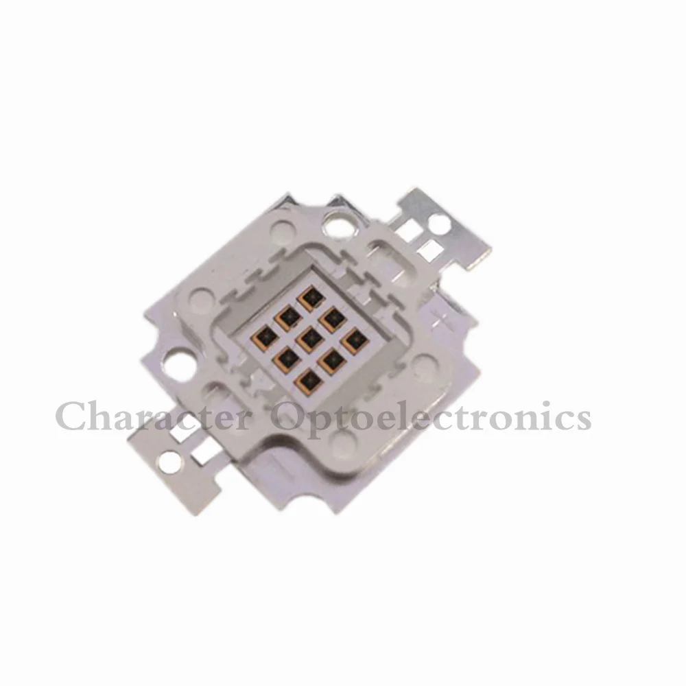 1 шт. 10 светодиодных чипов WHigh power IR 730Nm 850Nm 940Nm интеграционная лампа инфракрасные
