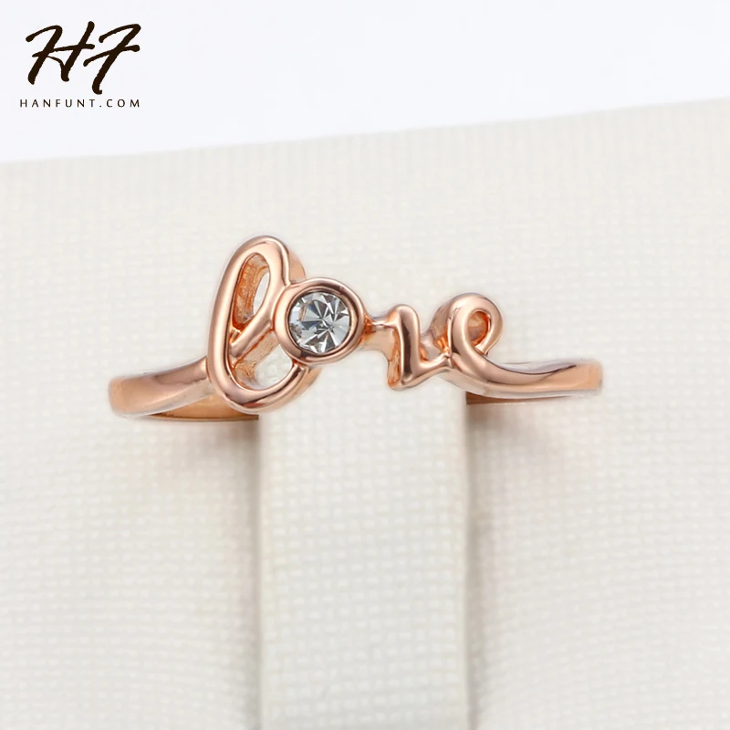 Женское кольцо с кристаллами высокого качества розовое белое золото австрийские