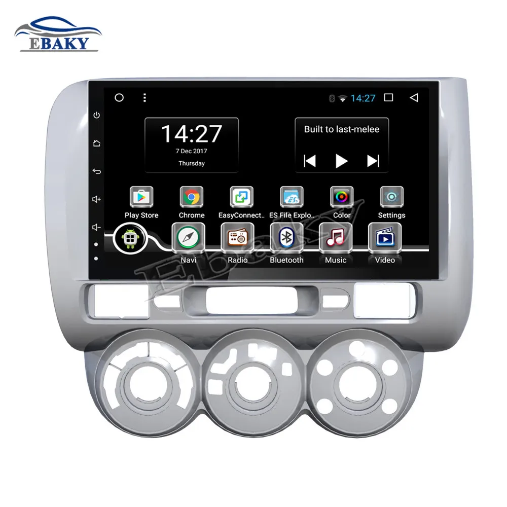 NaviTopia 9 дюймов 1 ГБ/2 ГБ 4 ядра/Octa core Android 7 1/8 Автомобильный DVD Радио для honda CITY 2005 2006 2007