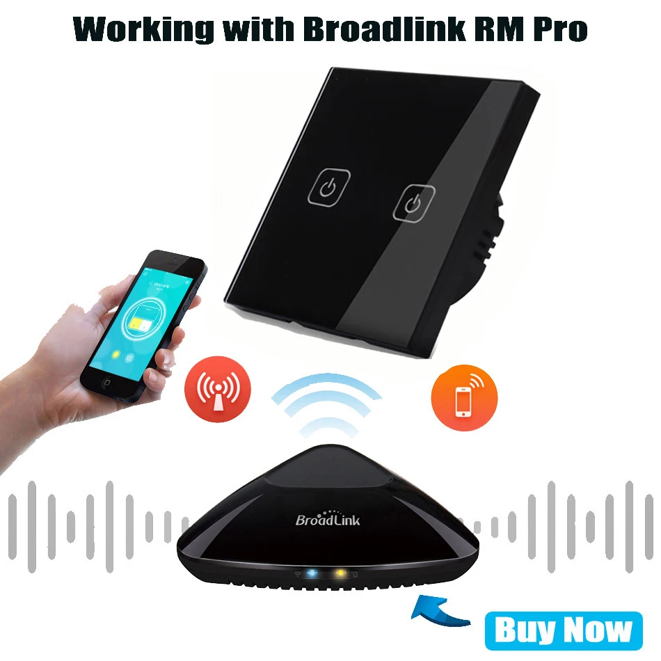 Стандарт ЕС/Великобритании настенный выключатель черная Хрустальная стеклянная