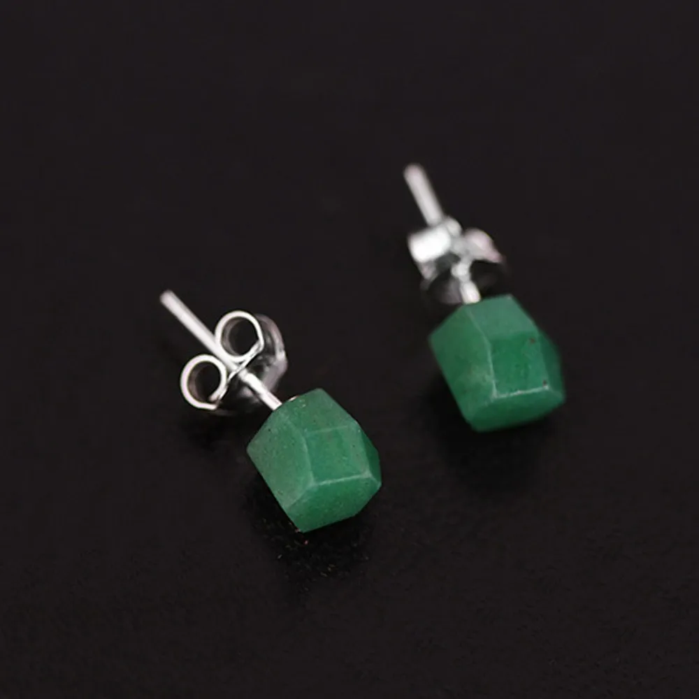 925 пробы серебро Для женщин Кристаллические серьги нефрит Fine Jewelry ювелирные