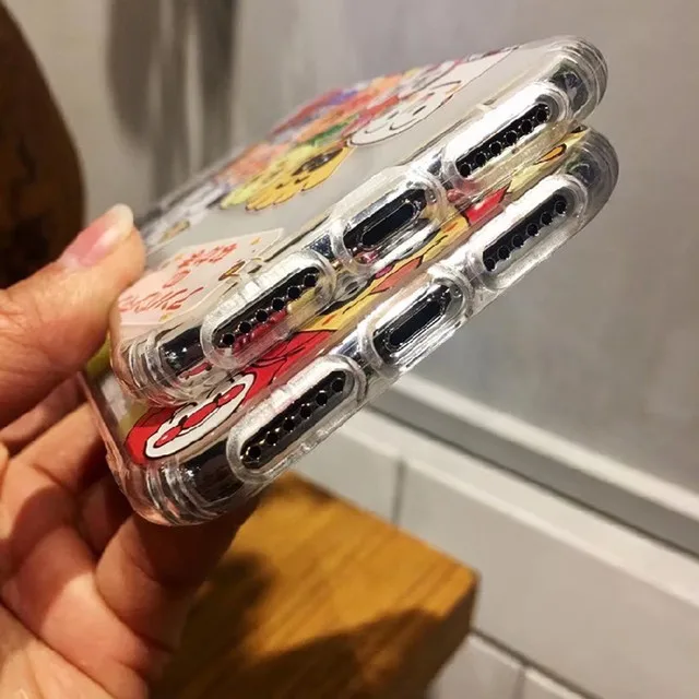 Прозрачный Anpanman чехол для iPhone X 8 7 плюс 6 6S мультфильм baikinman милые тонкие гель ТПУ