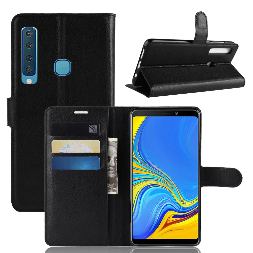 

Flip Case for Samsung Galaxy A7 A9 2018 A6 A8 Plus Leather Wallet Cover Case for Samsung A3 A5 2017 A6S A8S A9 Star coque etui