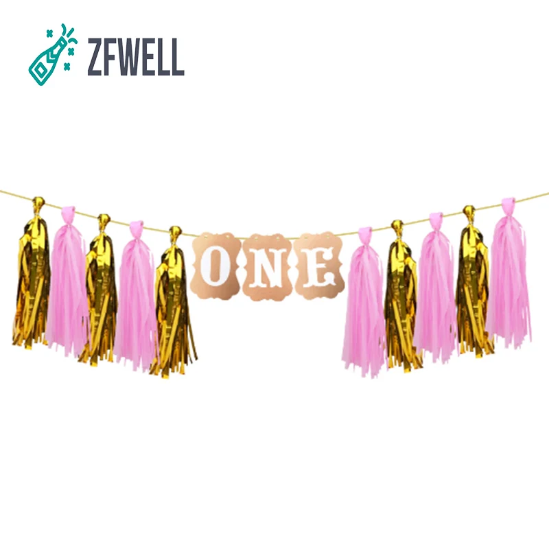 ZFWELL 1 шт./лот одна буква крафт-бумага распределительная лента год ребенок день