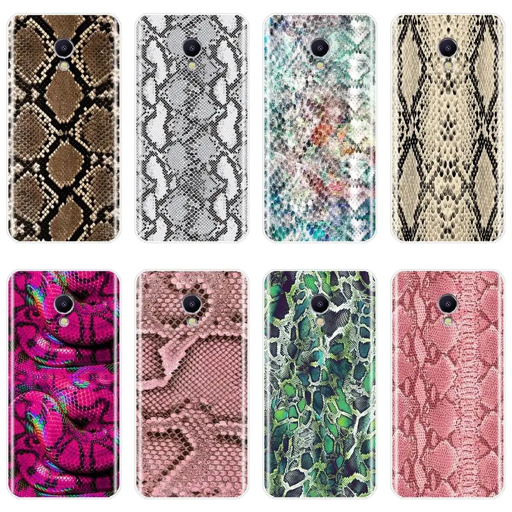 Мягкая задняя крышка для Meizu M6 M6S M6T M5 M5C M5S M3 M3S M2 змеиный чехол телефона силиконовый
