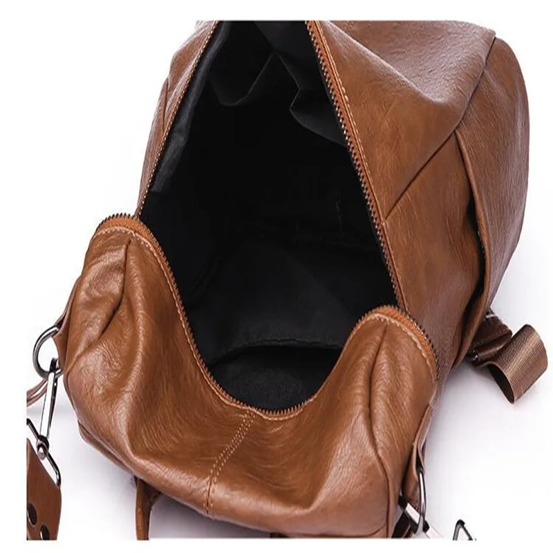 Модные рюкзаки для Для женщин мужчин Учащийся сумки из искусственной кожи