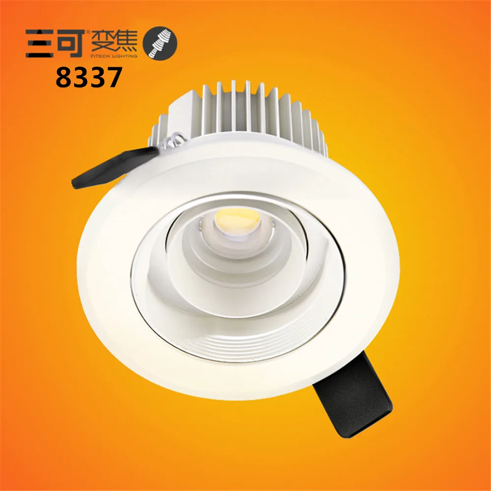 8337 благородный 4 дюйма 5 Вт cob led дисплей случае осветительные приборы
