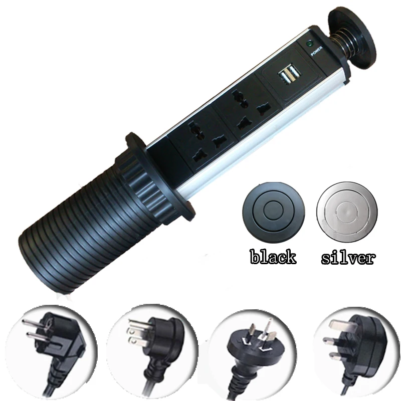 Штепсельная вилка США/Великобритания/ЕС/Австралия 1 * светодиод + 3 универсальное