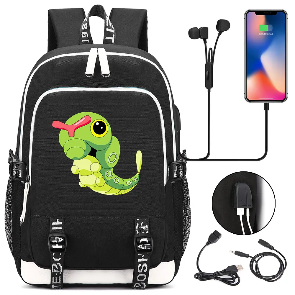 Новый Squirtle Аниме Пикачу чармандер наушники USB Jack для мальчика и девочки школьные