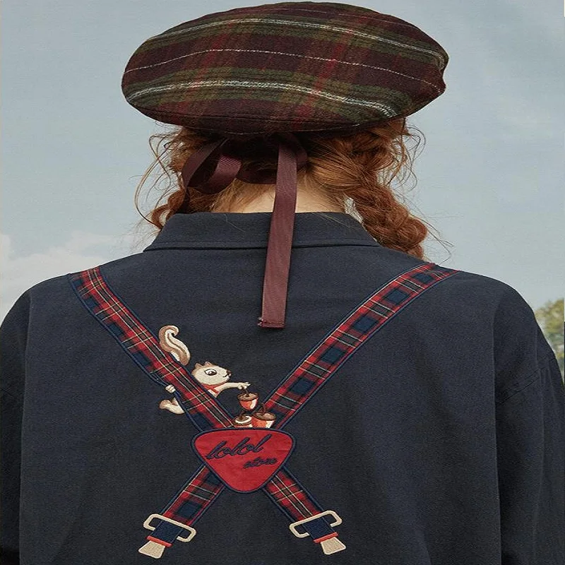 Женская хлопковая блузка с длинным рукавом рубашка отложным воротником