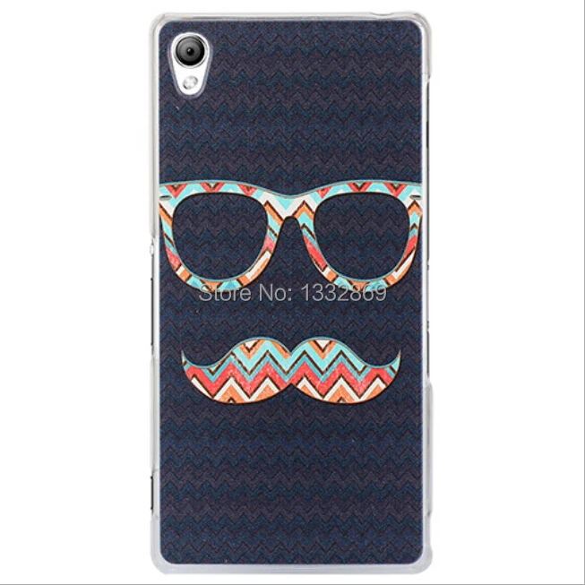 Cool Painting Case for sony xperia Z3 Eiffel Tower Red Lips Fashion Design Hard PC Protective Phone Cases back cover Colorful |
