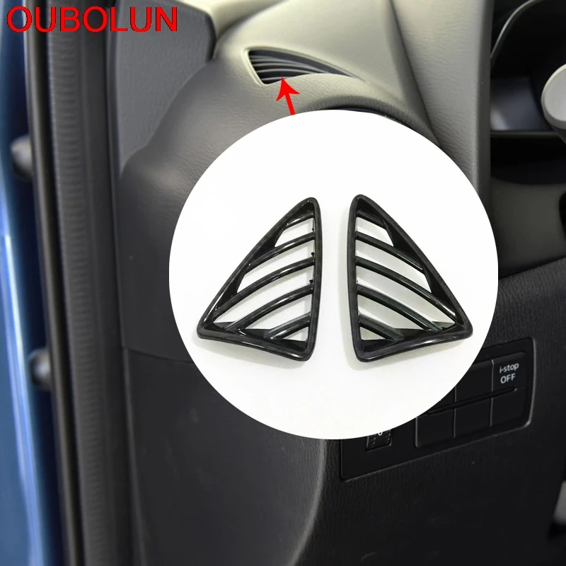 OUBOLUN 2 шт. для Mazda CX 3 CX3 2015 2016 2017 2018 ABS передняя Верхняя внутренняя декоративная