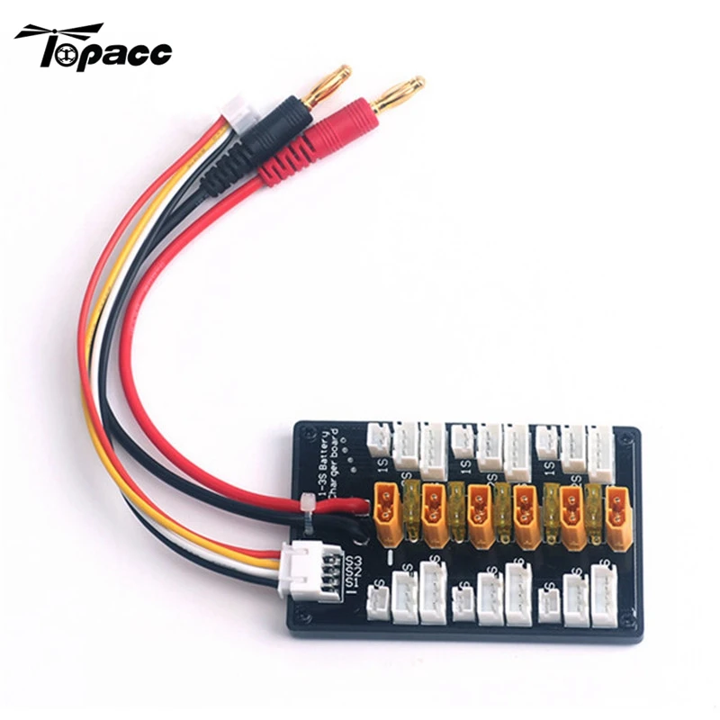 XT30 1S-3S Plug Parallel Charging Board For IMAX B6 Balance Charger Spare Part Accessories for RC Model Multirotor | Игрушки и хобби