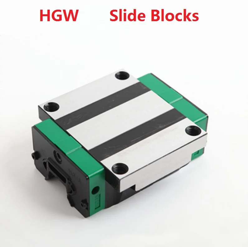 2 шт. HGW15CA HGW20CA HGW25CA HGW30CA линейный фланцевый блок каретки для направляющих рельсов